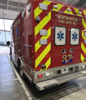 Fixed Rear Left Corner - Westminster, MD Volunteer Department Fire Squad Truck